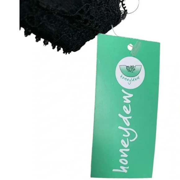 NWT Honeydew Brad Size Medium Caviar Camellia Built Up Bra Black - Picture 4 of 7